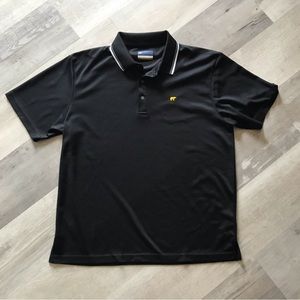 Jack Nichlaus Moisture Wicking Golf Polo Black Large